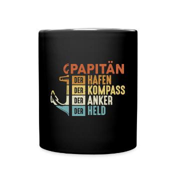Papitän - Full Colour Mug - black - Front