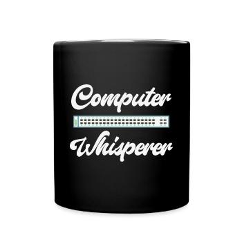 Réseau de support technique informatique Computer Whisperer - Mug uni - noir - Devant