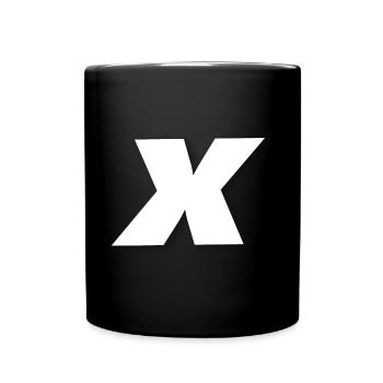 X ou temps - Mug uni - noir - Devant