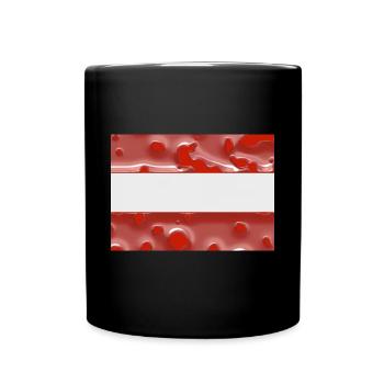 Autriche - Mug uni - noir - Devant