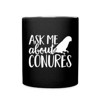 Molinasittich Perroquet Oiseau Perruche du Soleil - Mug uni - noir - Devant