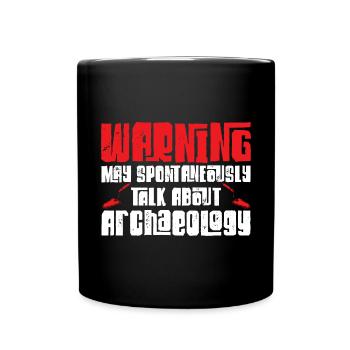 Archaeology Gift Archaeologist - Full Colour Mug - black - Front