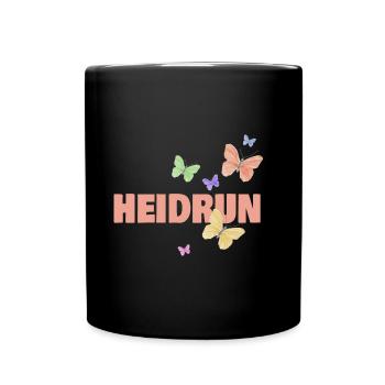 Heidrun - Tasse einfarbig - Schwarz - Vorne