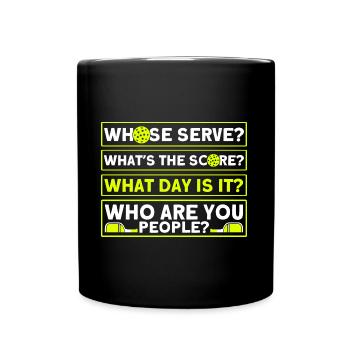 Paddleball Pickleball Player Pickleball Cadeau - Mug uni - noir - Devant