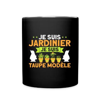 Schrebergarten Gartenarbeit Garten Geschenk - Tasse einfarbig - Schwarz - Vorne