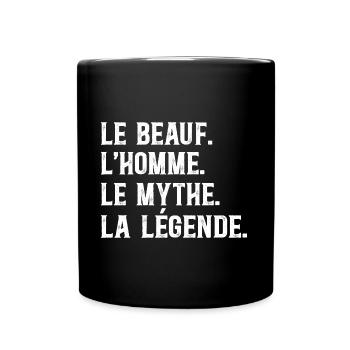 Beauf Homme Mythe Légende Beau-Frère - Mug uni - noir - Devant