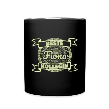 Fiona - Tasse einfarbig - Schwarz - Vorne