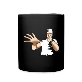 beatboxer live love beatbox - Musik Percussion - Tasse einfarbig - Schwarz - Vorne