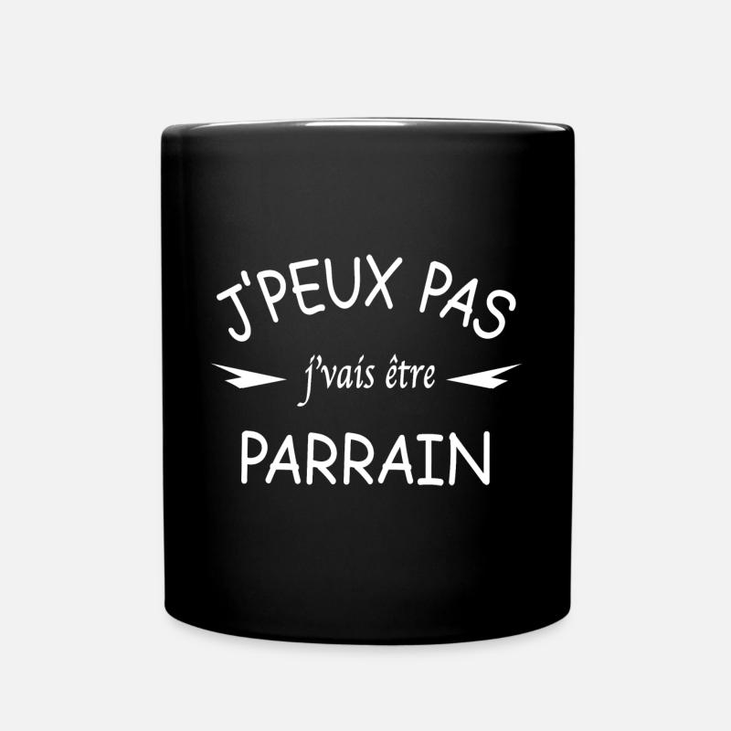 J'peux pas j'vais être parrain - Mug uni - noir