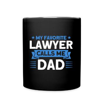 Avocat en droit Étudiant en droit Faculté de droit - Mug uni - noir - Devant