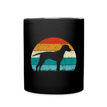 Plott Hound Plotthound Vintage Rétro - Mug uni - noir - Devant