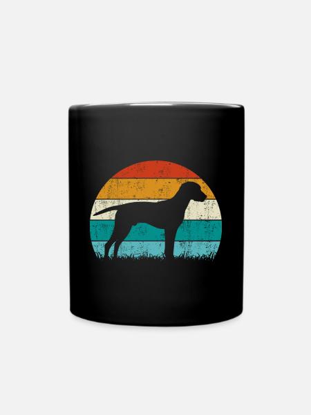 Plott Hound Plotthound Vintage Retro - Tasse einfarbig - Schwarz