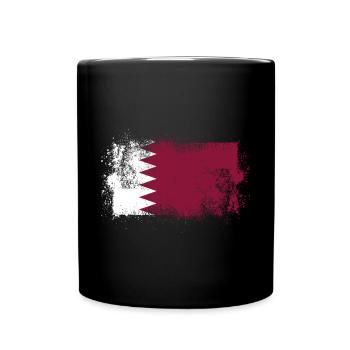 Qatar - Full Colour Mug - black - Front
