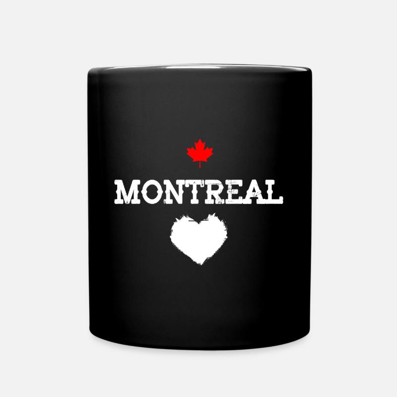 Montreal - Tasse einfarbig - Schwarz
