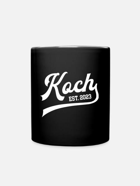 Koch 2023 Ausbildung Bestanden Lehre Kochlehrling - Tasse einfarbig - Schwarz
