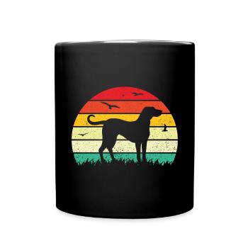 Redbone Coonhound Dog Gift - Full Colour Mug - black - Front