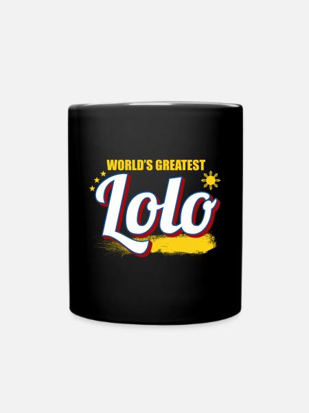 Philippines Filipino Père Grand-père Lolo I Cadeau - Mug uni - noir