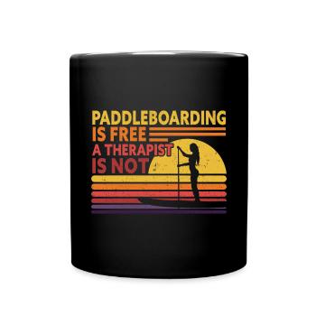 SUP Paddle Board Paddleboard - Mug uni - noir - Devant