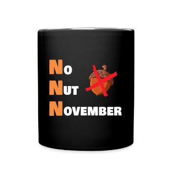 Pas de noix novembre - Mug uni - noir - Devant