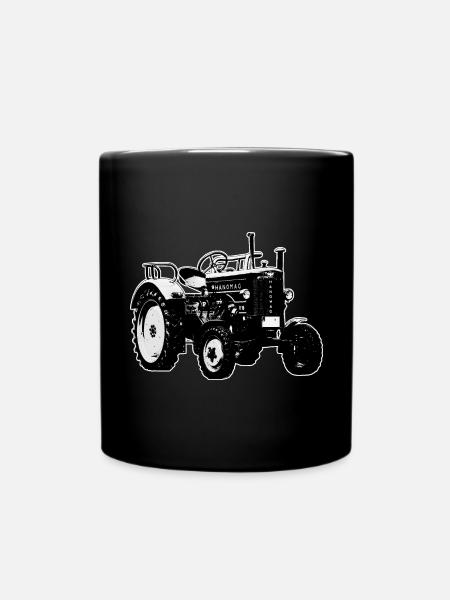 hanomag trecker Hanomag Traktor R16 Ackerschlepper - Tasse einfarbig - Schwarz