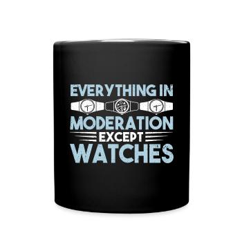Watch Collector Watch Watchmaker - Full Colour Mug - black - Front