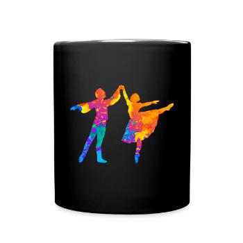 Danse de couple Danseurs de danse Salle de bal Tango - Mug uni - noir - Devant