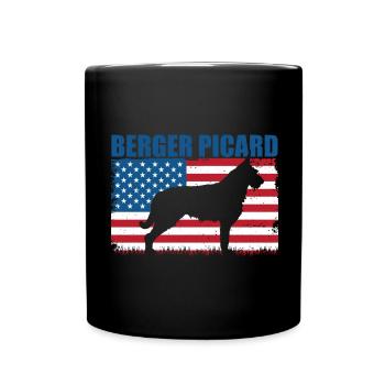 Berger de Picardie - Berger Picard - Tasse einfarbig - Schwarz - Vorne