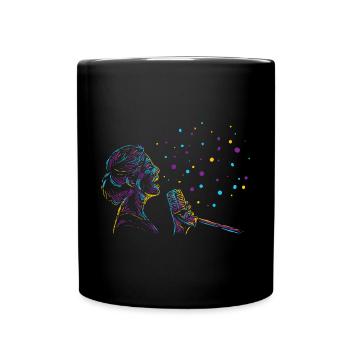 chanteur chanteur chant chorale cadeau - Mug uni - noir - Devant