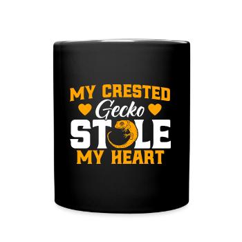 Haubengeckos Haubengecko propriétaire Haubengecko Gesc - Mug uni - noir - Devant