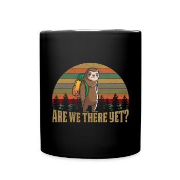 Découvrez la nature Bois de chauffage Camp Amateurs de randonnée - Mug uni - noir - Devant