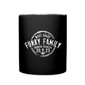 Funky Family summer regatta 2023 - Full Colour Mug - black - Front