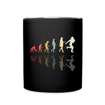 Line Dancing Girl Evolution Rodeo Western Dance - Tasse einfarbig - Schwarz - Vorne