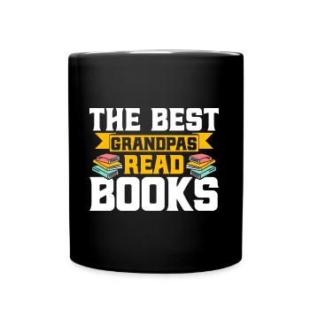 The best grandfathers read books Read the book - Full Colour Mug - black - Front