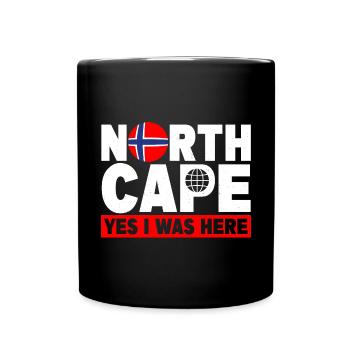 Nordkap/ North Cape team Conception aller-retour - Mug uni - noir - Devant