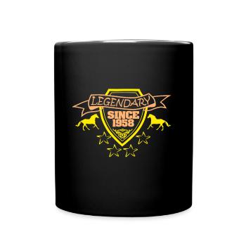 Legendary 1958 - Full Colour Mug - black - Front