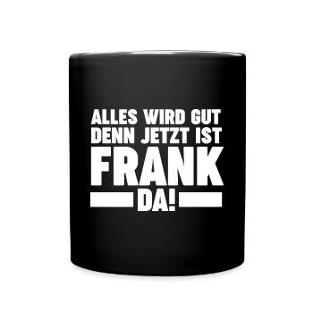 Frank - Tasse einfarbig - Schwarz - Vorne