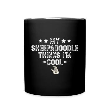 Sheepadoodle Doodle Dog - Mug uni - noir - Devant