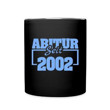 Jahr 2002 - Tasse einfarbig - Schwarz - Vorne