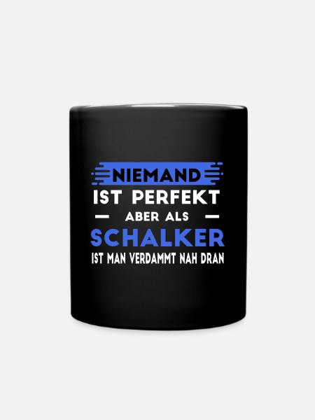 Schalker Schalke Gelsenkirchen Ruhrpott Fans - Tasse einfarbig - Schwarz