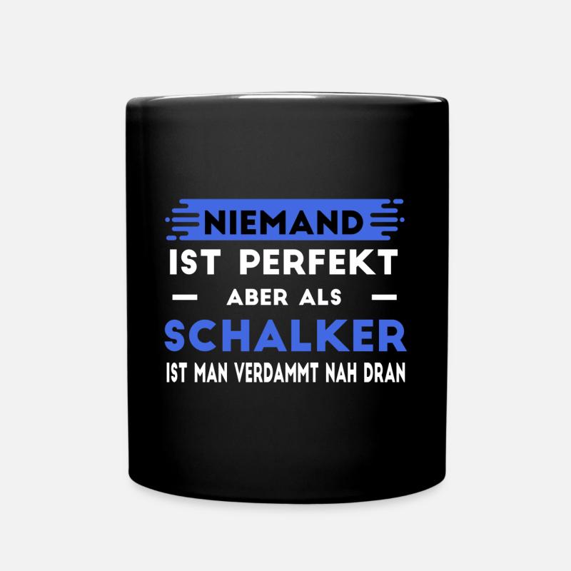 Schalker Schalke Gelsenkirchen Ruhrpott Fans - Tasse einfarbig - Schwarz
