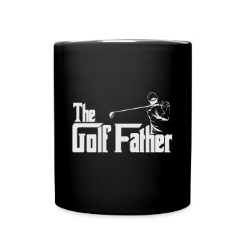 Golf Geschenk Witz Golfspieler Golfer - Tasse einfarbig - Schwarz - Vorne