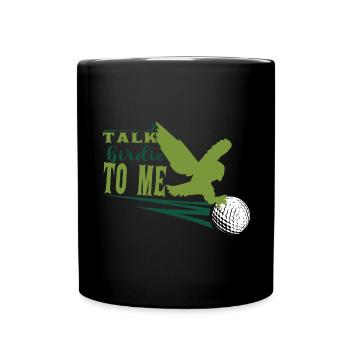 Golf Geschenk Witz Golfspieler Golfer - Tasse einfarbig - Schwarz - Vorne