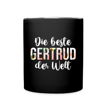 Gertrud - Tasse einfarbig - Schwarz - Vorne