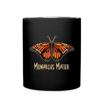 Monarque papillon monarque américain papillon monarque - Mug uni - noir - Devant