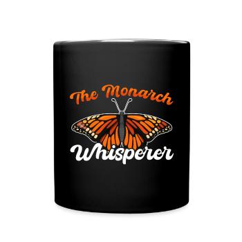 Monarque papillon monarque américain papillon monarque - Mug uni - noir - Devant