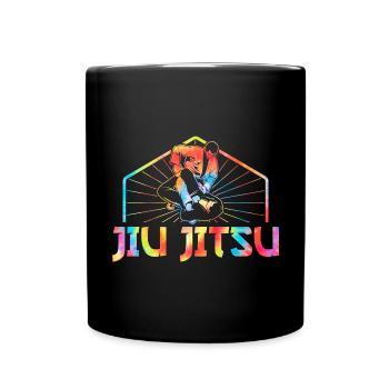 Brazilian Jiu Jitsu MMA Bjj Hugger - Tasse einfarbig - Schwarz - Vorne