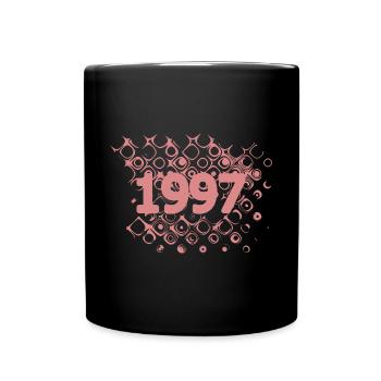 Jahr 1997 - Tasse einfarbig - Schwarz - Vorne