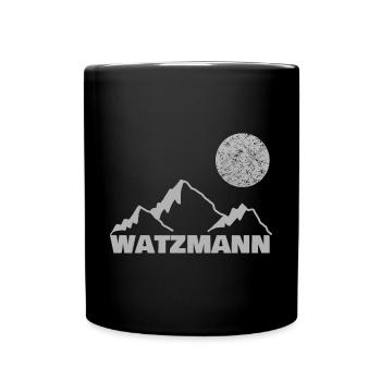 Mountaineering Watzmann - Full Colour Mug - black - Front
