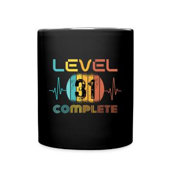 31 years - 31st birthday Level 31 Complete Design - Full Colour Mug - black - Front