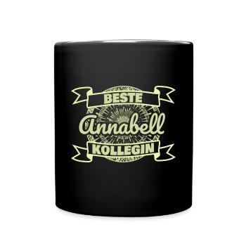 Kollegin Annabell - Tasse einfarbig - Schwarz - Vorne